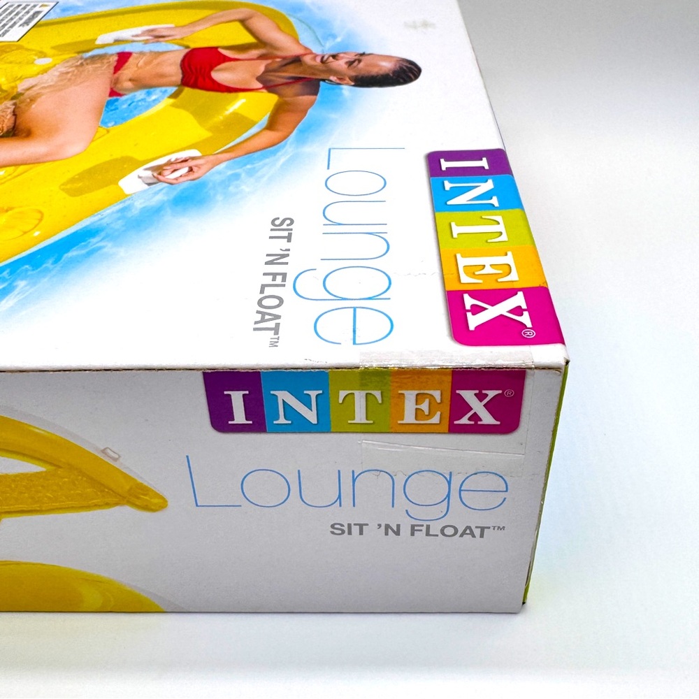 Intex Lounge Sit & float Inflatable Pool Toy - Picture 4 of 6
